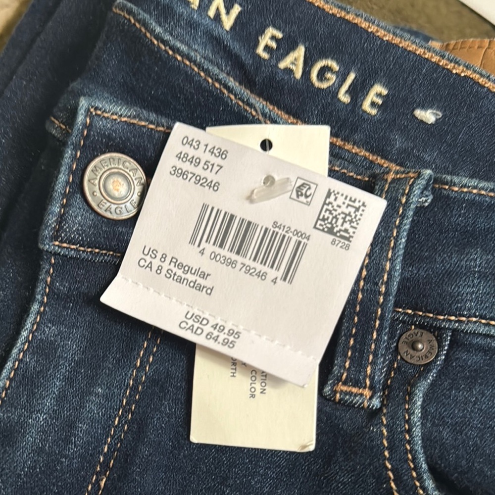 American Eagle Outfitters Dark Blue Flare Jeans